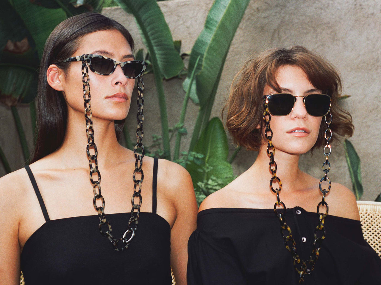 Jade Cluster Sunglasses Chain - Kinkel Jewellery